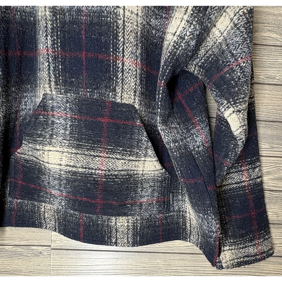 Legendary Whitetails Baja Hoodie Drug Rug Heavy Thick Plaid Pullover Jacket XL - Picture 3 of 12
